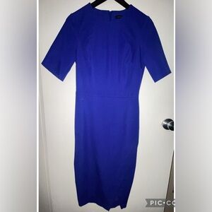 Banana Republic Royal Blue Long Sleeve Dress